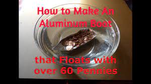 The new foil equipped boat was able to point slightly higher, had less turbulence at the top of the rudder, handled beam sea conditions better, the rudder seemed to stay in the groove longer, etc. How To Make An Aluminum Boat That Floats With Over 60 Pennies Youtube