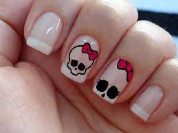 Ver más ideas sobre dibujos, disenos de unas, dibujo paso a paso. Unas De Calavera Sencillas Y Bonitas Unas Con Figuras Unas Calavera