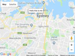 Google Maps Api Custom Popups Example Code Breaks In Vuejs Single File Components Stack Overflow