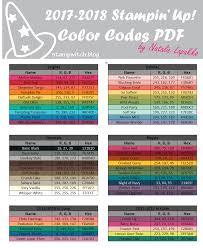 resources rgb color codes stampin up cards rgb code