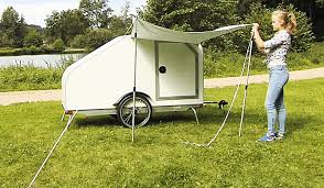 Bicyle Caravan By Eluk Www Eluk De Really Envoy It Bicycle Camping Bicycle Trailer Bike Camping