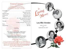 Funeral Programs Designs Funeral Programs Funeral Program Template Funeral Planning