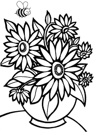 Using the printable spring coloring pages, your children will be able to learn page two shows a gigantic flower, completely bloomed and ready for the upcoming season. Coloring Sheets On Flower Coloring Pages For Kids