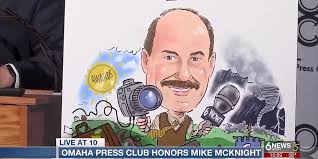 WOWT's own Mike McKnight honored at Omaha Press Club