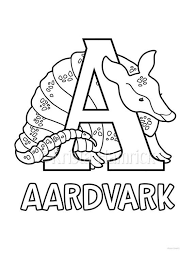 Just click on the alphabet coloring pages that you like and then click on the print button at the top of the page. Animal Alphabet A Z Animal Coloring Pages 27 Pages Etsy Alphabet Coloring Animal Alphabet Alphabet Coloring Pages