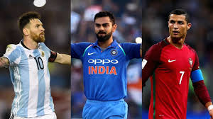 Indian Captain Virat Kohli Picks His G O A T Between Cristiano Ronaldo And Lionel Messi With this app you ronaldo fans can set his hero or goat ronaldo wallpaper 2021 on their mobile. indian captain virat kohli picks his g