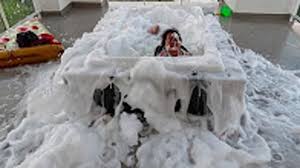 Bad baby victoria annabelle bad baby tiana toy freaks family swimming pool. Bad Baby Tiana Real Food Fight Messy Bubble Bath E Video Dailymotion