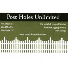 Parts 2 digging the post holes 3 installing your posts obtain a pair of post hole diggers. Post Holes Unlimited Home Facebook