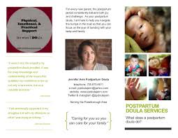 How to become a postpartum doula. What Does A Postpartum Doula Do Brochure