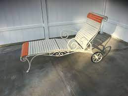 Restored Woodard Ionia Chaise Lounge Furniture Restoration Outdoor Furniture Furniture Repair