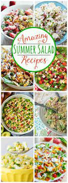 Amazing Summer Salad Recipes Clean And Scentsible Summer Salads Summer Salad Recipes Salad Recipes