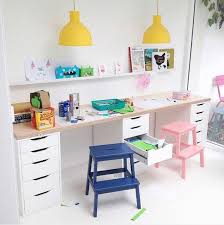 Schedule study time ahead of meals to keep your kids focused. 20 Fun And Cute Study Room Ideas For Kids Ikea Kids Desk Colorful Kids Room Kid Room Decor
