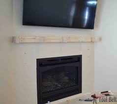 Although they are traditionally mounted above the fireplace mantel, mantel shelves are exceptionally versatile and do not necessarily have to be installed right above the hearth. Diy Fireplace Mantel Shelf Her Tool Belt
