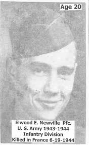116th Infantry Regiment Roll of Honor: PFC Elwood Evert Newville