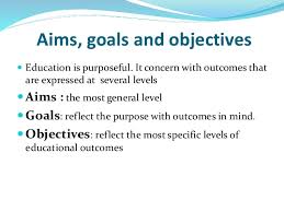 Aims Goals And Objective Purpose In Curriculum Development