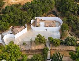 Kanye west owns a ranch style house in wyoming he bought to get away and focus on his music. Kanye West Builds Huge Wall Around His Ranch Style House In Calabasas Hills Daily Mail Online