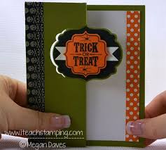 Stamps in the mail club july 2014: How To Make An Easy Swing Swinging Card Using Stampin Up S Card Thinlits I Teach Stamping Hexagon Cards Swing Card Fun Fold Cards