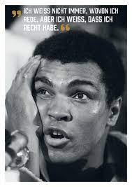Zitate, aphorismen, weisheiten und sprüche von muhammad ali mehr als 6000 zitate mit bildern für alle lebenslagen. Postkarte A6 Lustig Muhammad Ali Ich Weiss Dass Ich Recht Habe Ceres Webshop
