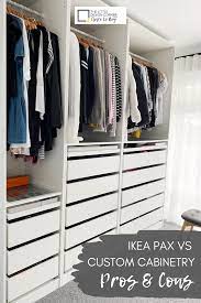 Usually he would just stroll through the sections but in this particular case, he actually wanted to stop and take a look at it in more detail. Ikea Pax Vs Custom Wardrobes Pros And Cons The Little Design Corner