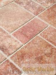 Travertine tile is a natural floor covering material for warm climates and resorts. Antique Red Travertine Tumbled Pattern From Turkey Stonecontact Com Red Travertine Travertine Red Pool