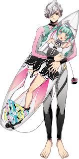 Black anime characters with waves. Naoya Kido Wave Wiki Fandom