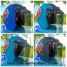 Saya memberi penilaian dari bahan yang digunakan, kedua merk kaca ini memiliki bahan yang bagus serta hasil pembuatannya pun rapi. Helm Bogo Dewasa Doraemon Kaca Datar Warna Hitam Shopee Indonesia