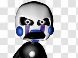 He has a matching black velvet shirt and pants. Five Nights At Freddy S Fnac Puppeteer Game Puppet Mask Transparent Png