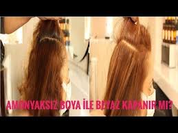 Amonyaksiz Boya Ile Beyaz Kapanirmi Kuaforden Boya Sirlari Youtube Kuaforler Sac Makyaj