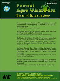 Bahan organik, kesehatan tanah, patogen tular tanah, tembakau organik. Efektivitas Pelatihan Analisis Sederhana Kesehatan Tanah Sawah Melalui Metode Sekolah Lapang Petani Jurnal Agro Wiralodra