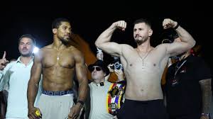 Anthony Joshua vs. Kristian Prenga: How to watch in UK, ring walk time, date, TV channel, undercard - ESPN