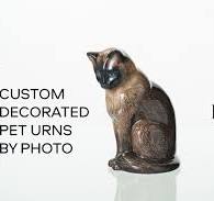 Custom Decorated Pet Urn - Handmade | Ceramic Pet Urn