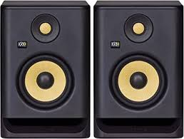 Buy krk rokit 6 and get the best deals at the lowest prices on ebay! Amazon Com Krk Rp5 Rokit 5 G4 Professional Bi Amp 5 Powered Studio Monitor Pair Black Musical Instruments