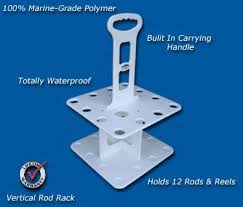 Leather fishing pole holder, deep sea fishing, knife sheath. Fishing Rod Racks Deep Blue Marine Boating Fishing Accessories