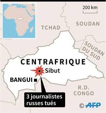 Résultat de recherche d'images pour "journalistes russe centrafrique"