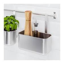 Kungsfors Container Stainless Steel Width 9 1 2 Ikea Replacing Kitchen Countertops Ikea Kitchen Countertops