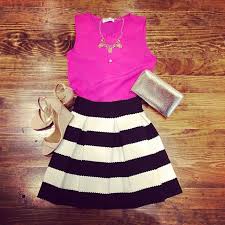 Black And White Striped Skirt Outfit Ideas Bluetique Cheap Chic A Fun And Affordable Boutique Striped Skirt Outfit Fashion Outfits