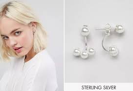 KINGSLEY RYAN PERŁOWE kolczyki KWIAT SREBRO 925 • Cena, Opinie • Kolczyki  13198743967 • Allegro