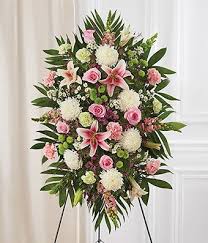Check spelling or type a new query. Multicolor Pastel Sympathy Standing Spray At From You Flowers