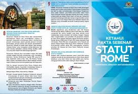 Cakupan pelanggaran ham berat dalam statuta roma lebih luas dibandingkan dengan uu no. Ketahui Fakta Sebenar Statut Rom We Are All Jebonesta Facebook