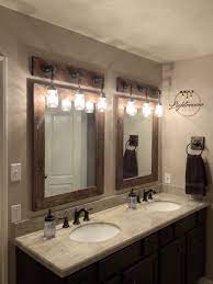 You should also consider the type of material or wall. Dark Walnut Mirror Framed Mirror Rustic Wood Bathroom Mirror Wall Mirror Vanity Mirror La In 2020 Large Bathroom Mirrors Wood Mirror Bathroom Bathroom Mirrors Diy