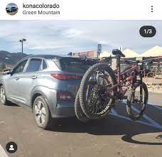 2019 hyundai kona ev is an electric car for everyone the hyundai kona is already our favorite subcompact suv, largely because its nimble handling and stylish design add a dash of pizazz to an af. Tow Hitch And Bike Rack For Kona Konaev