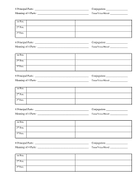 Latin Verb Conjugation Worksheet Verb Conjugation