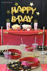 Product title movie night themed party decorations set its movie t. Movie Birthday Party Ideas Decorations Printables The Suburban Mom