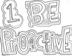 Habit 1 — be proactive. Habits Of Happy Kids Classroom Doodles