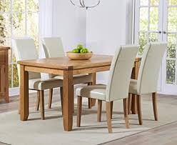 Arden grey/espresso dining room set with square table. Yateley 140cm Oak Dining Table With Albany Chairs Yateley