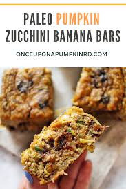 Made With Almond Flour And Only Sweetened With Maple Syrup And Banana These Paleo Pumpkin Zucchini Banana Zucchini Banana Paleo Pumpkin Recipes Paleo Pumpkin