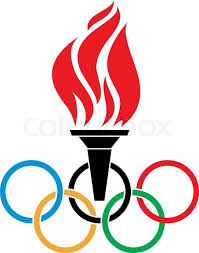 Download olympic symbol stock photos. Stock Vector Of Olympic Symbols Torch And Rings Vtctor Free Clip Art Olympics Graphics Clip Art