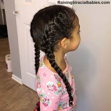 Whether you're looking for cornrow braids, box braid hairstyles, or a braided updo, these braided hairstyles will look amazing. Braided Hairstyles For Mixed Hair Tutorial For French Braid Pigtails