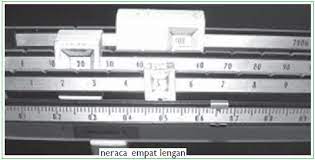 Neraca tiga lengan umumnya memiliki kapasitas 610 gram dengan ketelitian gram. Alat Ukur Massa Timbangan Pasar Dan Neraca Ohaus