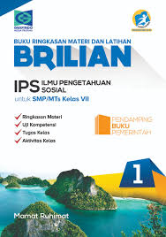 Download buku guru dan buku siswa kelas vii 7 kurikulum 2013 edisi revisi tahun 2016 semua mata pelajaran aina mulyana saturday july 16 2016 berita dapodik download. Buku Ringkasan Materi Dan Latihan Brilian Ilmu Pengetahuan Sosial 7 Grafindo Media Pratama